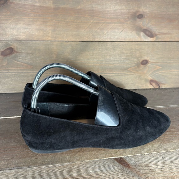 birdies womens size 9.5 shoes black suede slip on comfort loafers - Picture 2 of 8